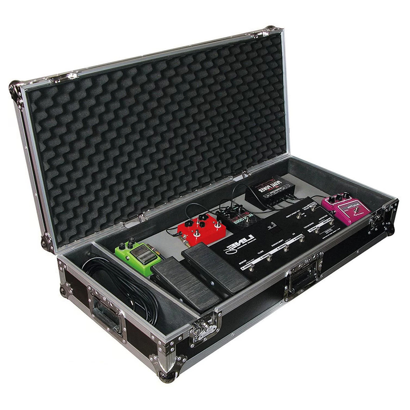 Guitar pedal board flight case