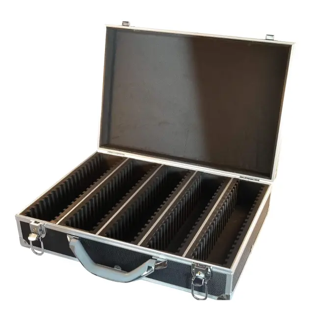 Aluminum Coin Slab Box with 100 Capacity