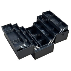 Makeup Train Case 6 Tier Trays with Compartments Jewelry Storage Organizer Box