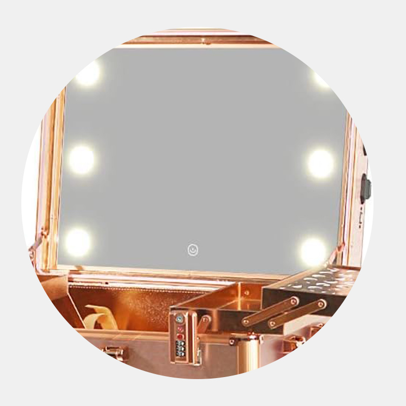 LED lighted mirror