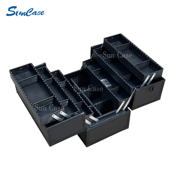 Wholesale Makeup Train Case 6 Tier Trays Organizer SC-BA0007