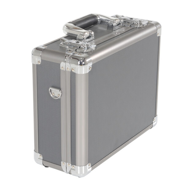Mallette de transport en aluminium, mallette de rangement pour outils de protection avec bandoulière