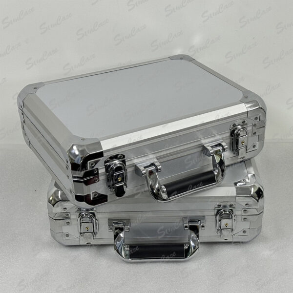 Mallette à outils en aluminium transportant une mallette de rangement rigide avec insert en mousse