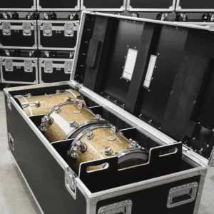 3-drum set flight case banner
