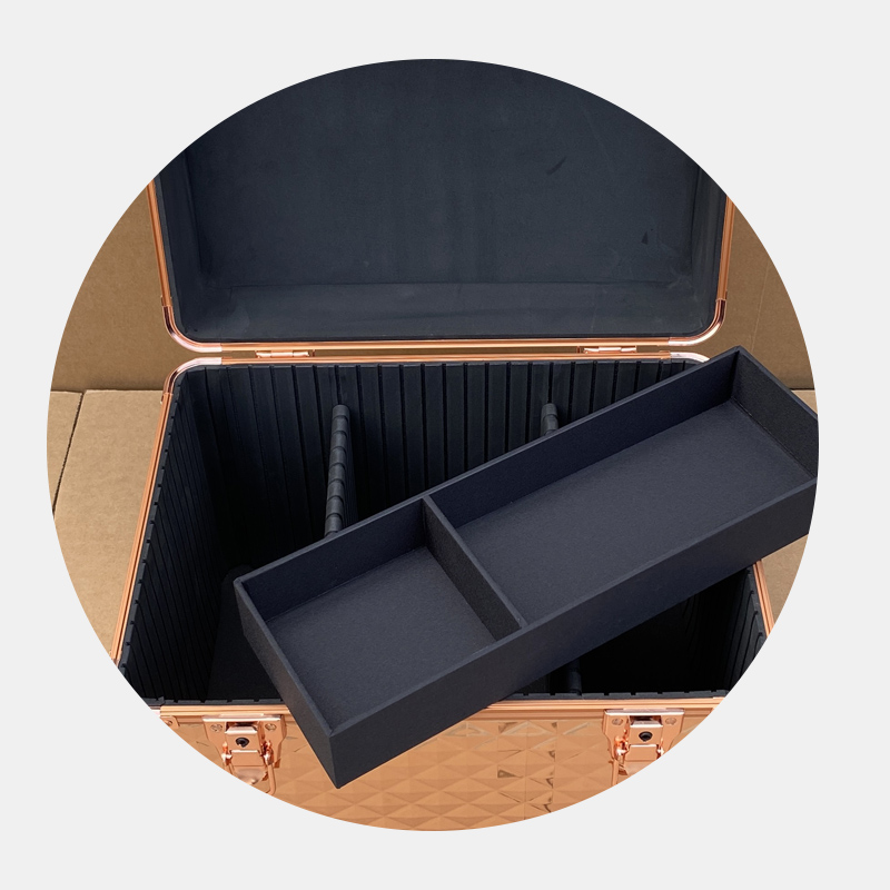 Inside tray