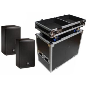 bannière de flight case pour haut-parleur