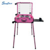 LED Makeup Artist Trolley Case (4) LED Makeup Artist Trolley Case -ROSE RED