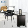 led lights rolling makeup case (2) led lights rolling makeup case-black