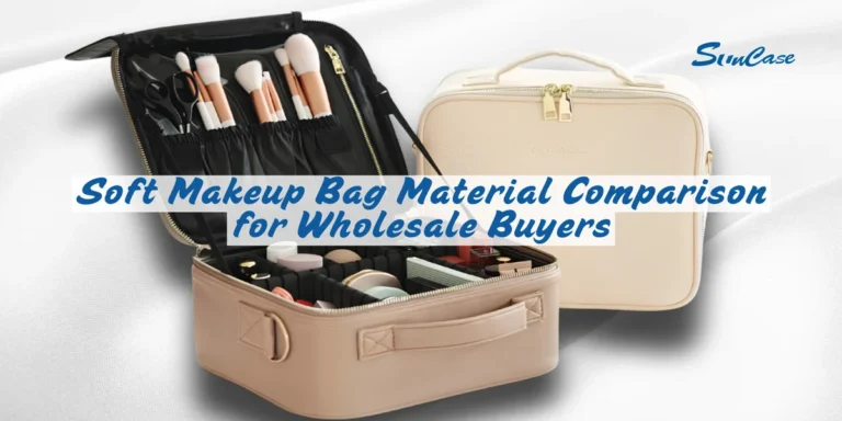 Soft Makeup Bag Material Comparison for Wholesale Buyers