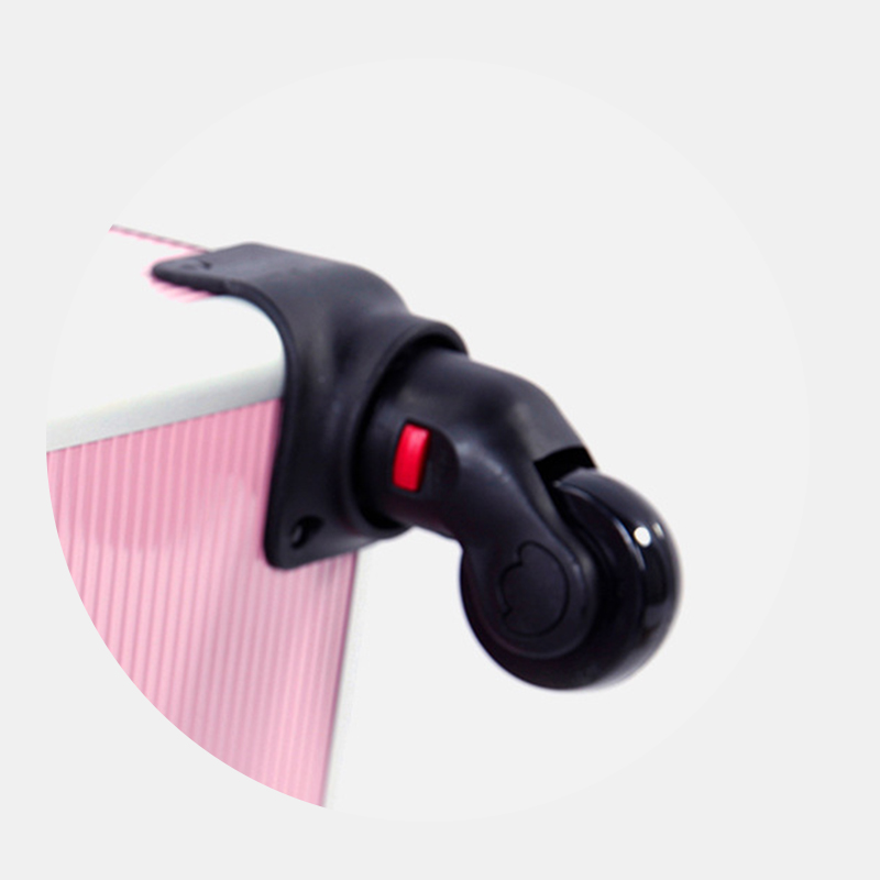 Smooth 360° Swivel Wheels