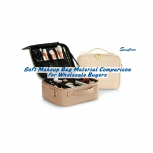 Soft Makeup Bag Material Comparison for Wholesale Buyers
