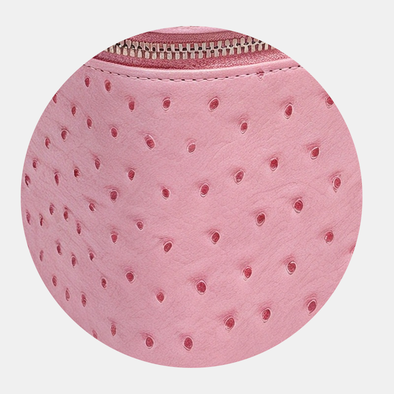 Pink ostric texture
